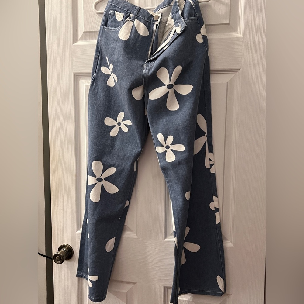 Floral print Baevily wide leg jeans